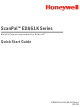 Honeywell ScanPal EDA61K Series Quick Start Manual