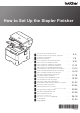 Brother SF-4000 How To Set Up