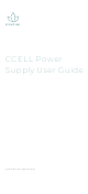 SUNDIAL CCELL Power Supply User Manual