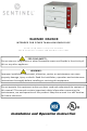 Sentinel SENDW-1-1 Installation And Operation Instruction Manual