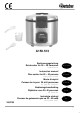 Bartscher A150.513 Instruction Manual