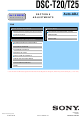 Sony DSC-T20 Service Manual