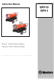 Munters GRY-D Instruction Manual