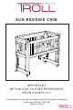 TROLL nursery SUN BEDSIDE CRIB Assembly Instructions