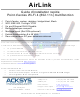 Acksys Airlink Quick Installation Manual