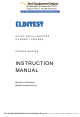 Elditest CP6000 Series Instruction Manual