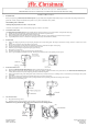 Mr. Christmas Deluxe Panoramic Motion Projector Instruction Manual