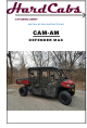 DFK HardCabs CAM-AM DEFENDER MAX Installation Instructions Manual