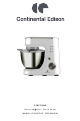 CONTINENTAL EDISON CERP700W User Manual