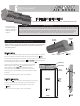 RESTAURANTDOORS.COM AIR-PRO AP-2-36-1-S S Installation Instructions