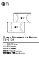 TJ TS-G100 Manual