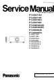 Panasonic PT-DZ6710U Service Manual