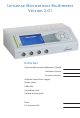 Unisense Microsensor Multimeter Getting Started Manual