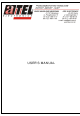 Atel IWE1200A-G User Manual