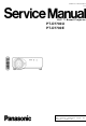 Panasonic PT-D7700U Service Manual