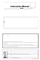 Chiko CKU-400AT-HC-V1 Instruction Manual