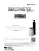 Water Control Brassmaster Plus+ NitraMAX Series Installation & Operation Manual