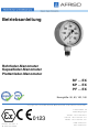 afriso PF EX Series Operating Instructions Manual