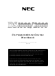 NEC DS1000 Correspondence Course Workbook