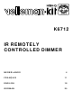 Velleman HIGH-Q K6712 Manual
