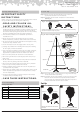 Home Accents Holiday TG76M2X88L00 Quick Manual
