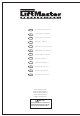Chamberlain LiftMaster Professional CB124 Instructions Manual