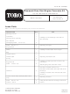 Toro 100-2863 Installation Instructions Manual