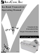 AnaCom AnaSat Standard-Ku Operating Manual