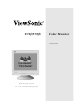 ViewSonic E70f User Manual
