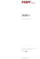 Pfaff 3538-20/02 Adjustment Manual