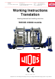 widos 25000 mobile Working Instructions Translation