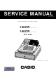 Casio 120CR Service Manual