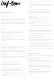 Leaf&Bean D804919 Instruction Manual
