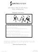 SMITH SYSTEM UXL 18” Chair with FoldAway Tablet Arm Assembly Instructions
