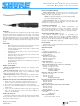 Shure Microflex MX100 Series User Manual