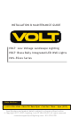 Volt VWL-55 Series Installation & Maintenance Manual