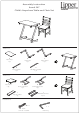 Lipper Child’s Anywhere Table and Chair Set Assembly Instruction