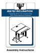 Balt INCLINATION 89782 Assembly Instructions Manual