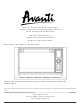 Avanti POA8K3S Instruction Manual