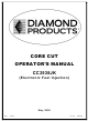 Diamond Products CC3538JK Series Operator's Manual