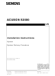 Siemens ACUSON S2000 Installation Instructions Manual