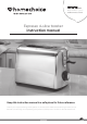 homechoice Espresso Instruction Manual