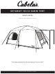 Cabela's GETAWAY 10x14 CABIN TENT Gear Manual