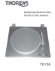 THORENS TD158 Instruction Manual