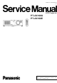 Panasonic PT-AX100U Service Manual