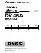 Pioneer DV-45A Service Manual