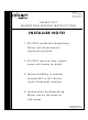 Kohler Robern SWING OUT MAGNIFYING MIRROR Instructions