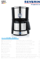 SEVERIN KA 4840 Instructions For Use Manual