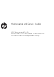 HP Chromebook 14 G6 Maintenance And Service Manual