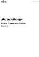 Fujitsu ScanSnap iX1500 Basic Operation Manual